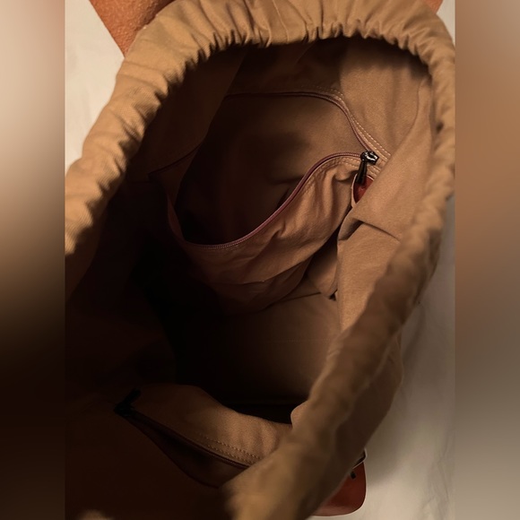 Longchamp canvas and leather backpack - Picture 3 of 3